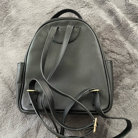 Harrods Black Backpack with Gold Details - Picture 2 of 2